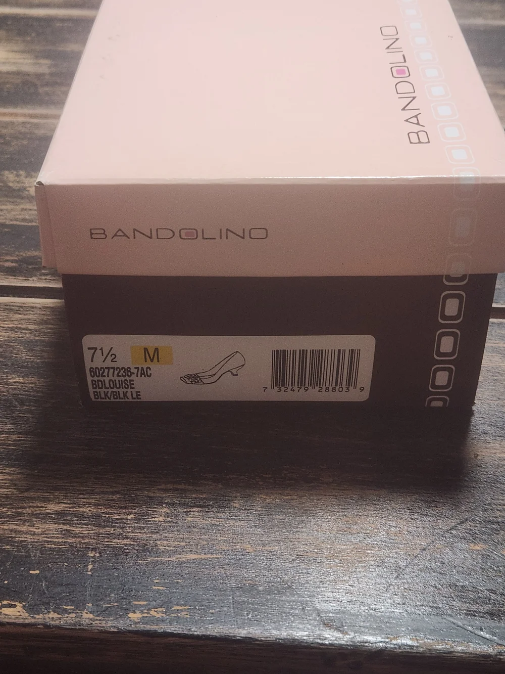 Bandolino Louise Black Dress Pumps with Gold Buckle - Size 7.5 (EUC)